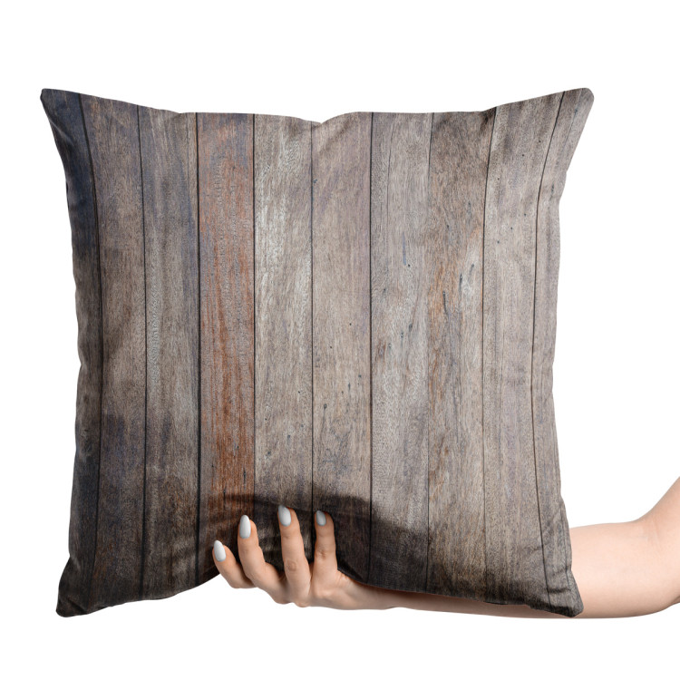 Decorative Velor Pillow Scandinavian flooring - pattern imitating wood plank texture 147118 additionalImage 2
