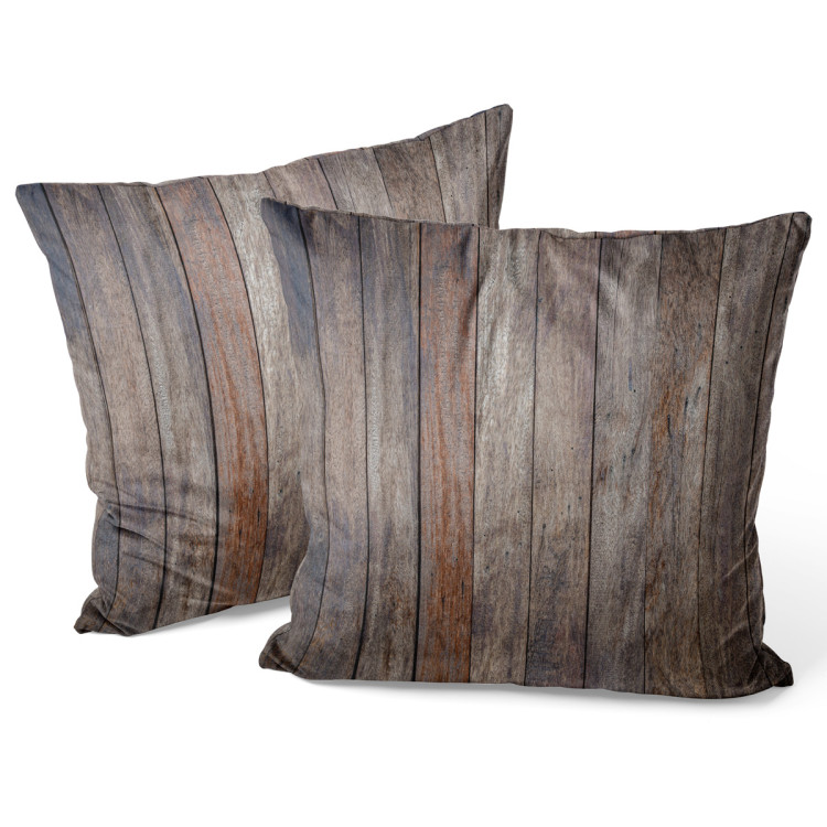 Decorative Velor Pillow Scandinavian flooring - pattern imitating wood plank texture 147118 additionalImage 3