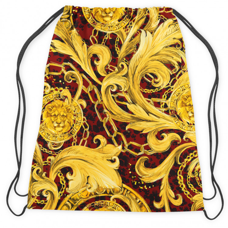 Backpack Gold ornaments - abstract motif with acanthus leaves in baroque style 147518 additionalImage 3