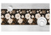 Table Runner Floral elegance - composition with floral motif on a dark background 147328 additionalThumb 3