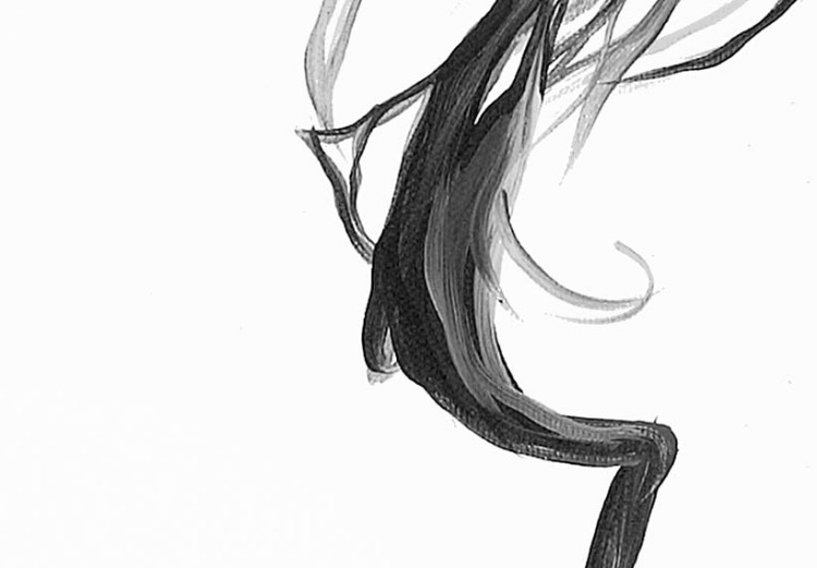 Canvas Minimalist femininity - female body silhouette on a white background 46828 additionalImage 3