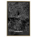 Poster Map of Hamburg - black and white composition with a map of the German city 118138 additionalThumb 19