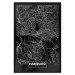 Poster Map of Hamburg - black and white composition with a map of the German city 118138 additionalThumb 20