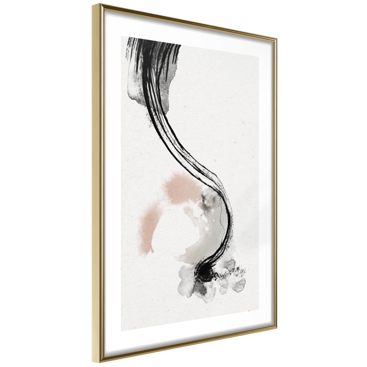 Poster Brush Marks - Delicate Shapes and Stains Created With Ink 144748 additionalImage 8