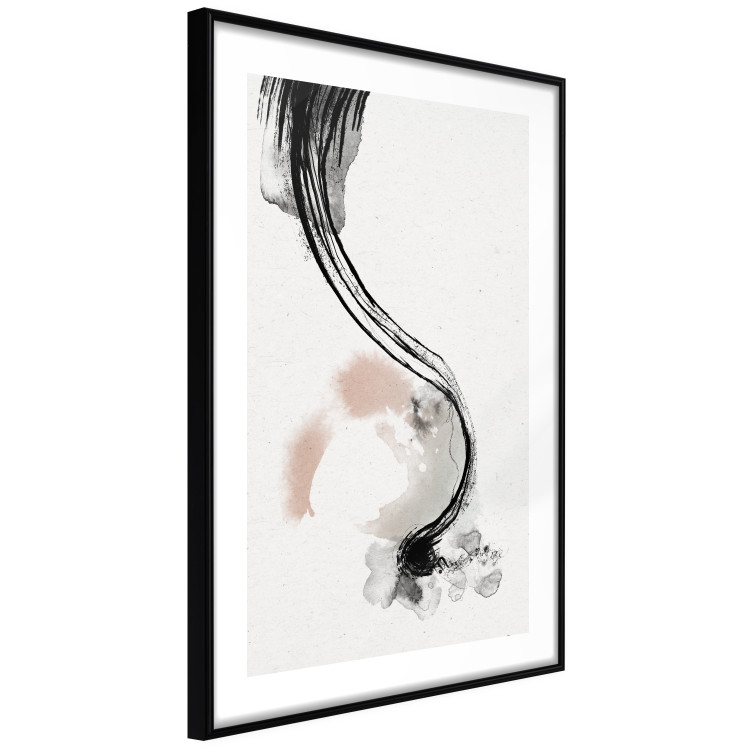 Poster Brush Marks - Delicate Shapes and Stains Created With Ink 144748 additionalImage 7