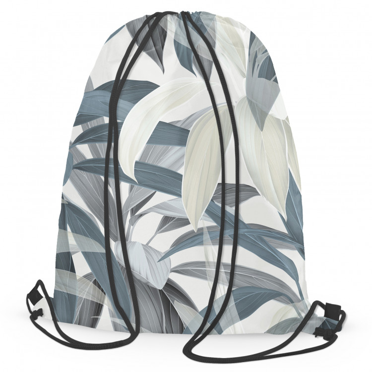 Backpack Leaf composition - theme in green and grey tones 147348