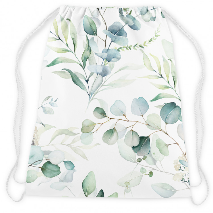 Backpack Little branches - composition with a plant motif on a white background 147548 additionalImage 2