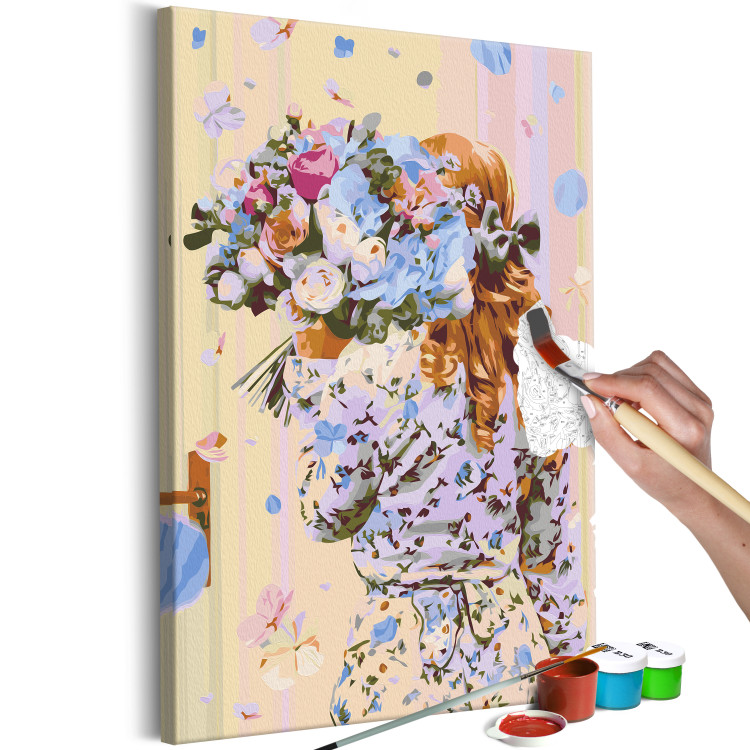 Paint by Number Kit Hydrangea Girl 132058 additionalImage 3