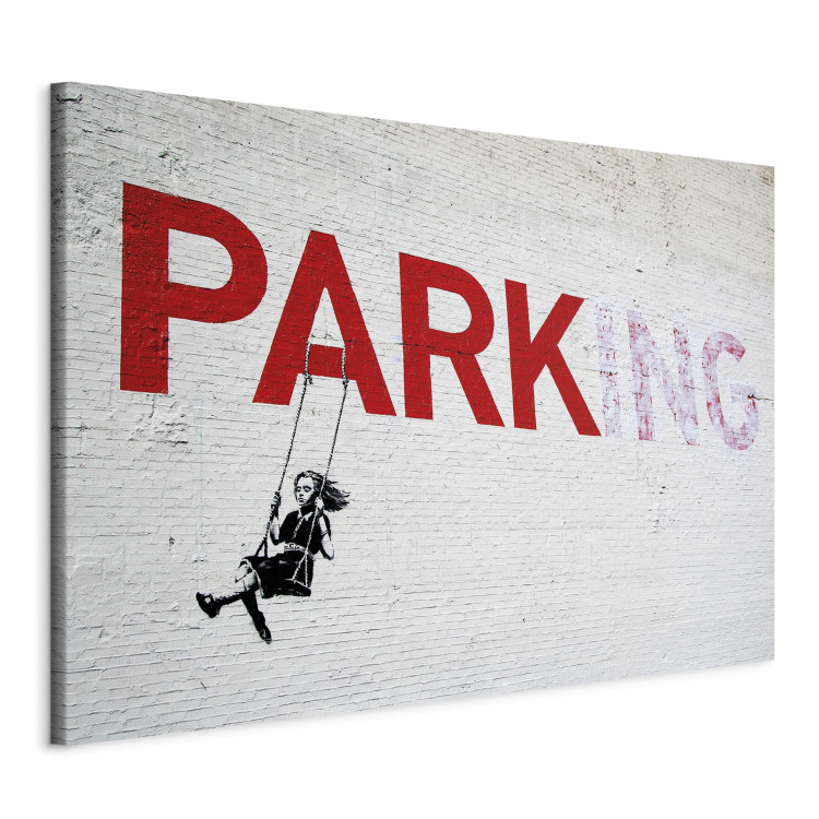 Canvas Parking Girl Swing by Banksy 132458 additionalImage 2