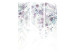 Room Divider Touch of Nature - Second Variant (3-piece) - Colorful leaves on white 136158 additionalThumb 3