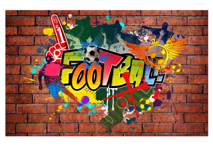 Wall Mural Football fans! 60558 additionalImage 1