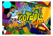 Wall Mural Football Championship - Colorful graffiti about football with a caption 61158 additionalThumb 1