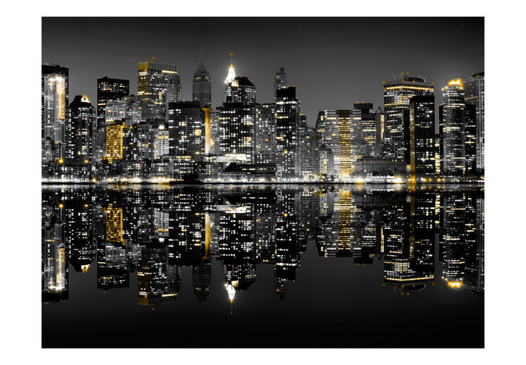Wall Mural Gold and silver - NYC 61558 additionalImage 1