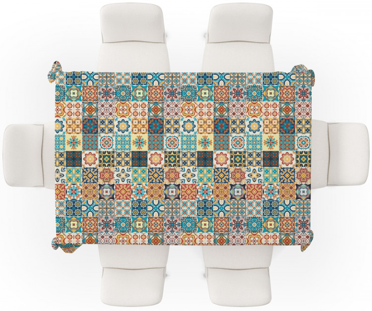 Tablecloth Spanish arabesque - a motif inspired by patchwork-style ceramics 147168 additionalImage 3