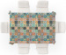 Tablecloth Spanish arabesque - a motif inspired by patchwork-style ceramics 147168 additionalThumb 3