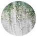 Round wallpaper Pergola of Tranquility - Composition With Ivy on the Wall Background 151468 additionalThumb 1