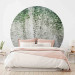 Round wallpaper Pergola of Tranquility - Composition With Ivy on the Wall Background 151468