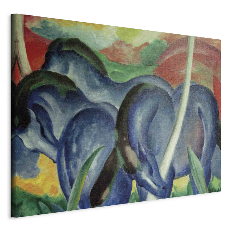 Canvas Large blue Horses 156268 additionalImage 2