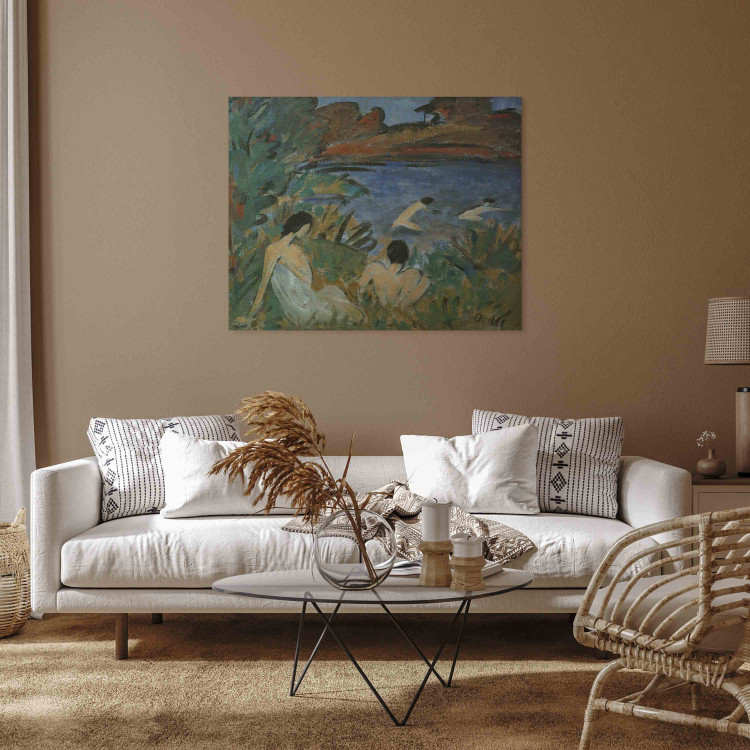 Canvas Pond with Bathers 156668 additionalImage 5
