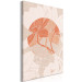 Canvas Canvas magnolia - japandi style orange flower print 123778 additionalThumb 2