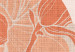 Canvas Canvas magnolia - japandi style orange flower print 123778 additionalThumb 4