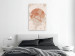 Canvas Canvas magnolia - japandi style orange flower print 123778 additionalThumb 3