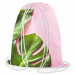 Backpack A sweet combination - a floral composition in greens and pinks 147578
