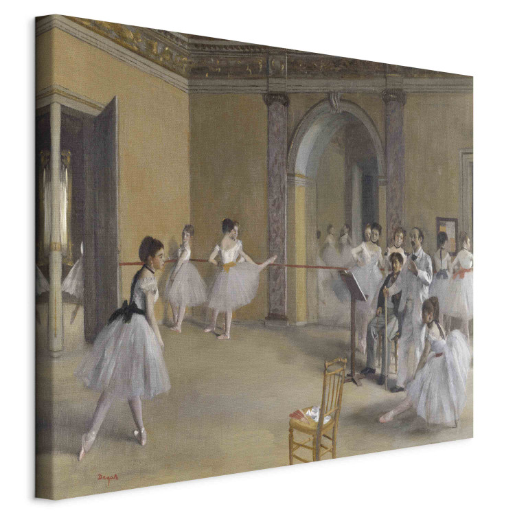 Canvas The Dance Foyer at the Opera on the rue Le Peletier 157878 additionalImage 2