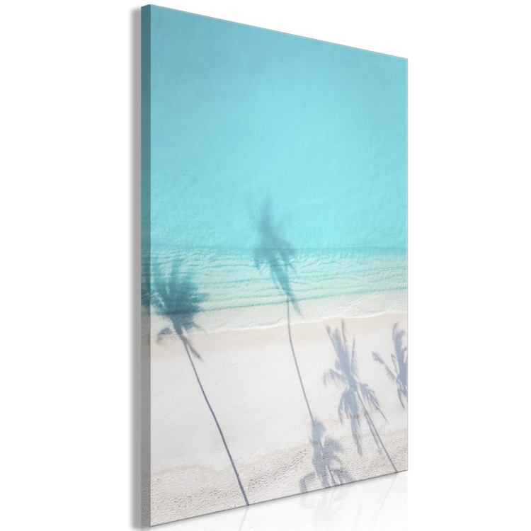 Canvas Turquoise coast - marine beach with white sand in the shade of palm 135288 additionalImage 2