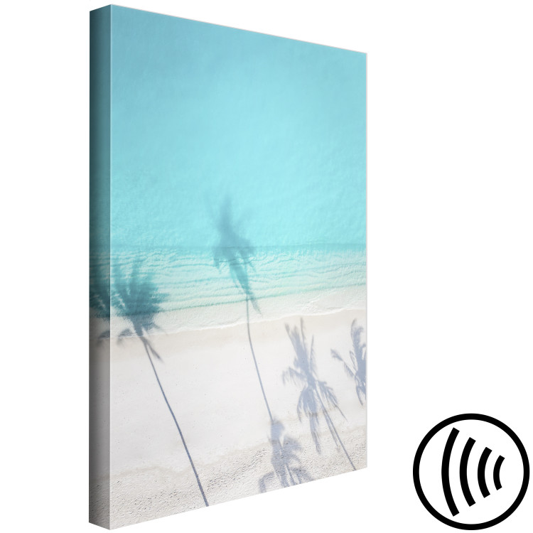 Canvas Turquoise coast - marine beach with white sand in the shade of palm 135288 additionalImage 6