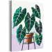 Paint by Number Kit Noble Alocasia 137288 additionalThumb 6