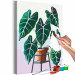 Paint by Number Kit Noble Alocasia 137288 additionalThumb 5