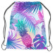 Backpack Piña colada - neon graphic pattern with tropical flora 147588 additionalThumb 2