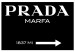 Canvas Prada in Black (1 Part) Wide 122298
