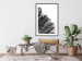 Poster Banana Fan - gray leaves with distinct texture on a white background 135598 additionalThumb 11