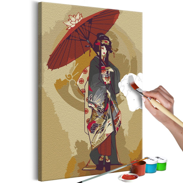 Paint by Number Kit With a Red Umbrella 142498 additionalImage 4