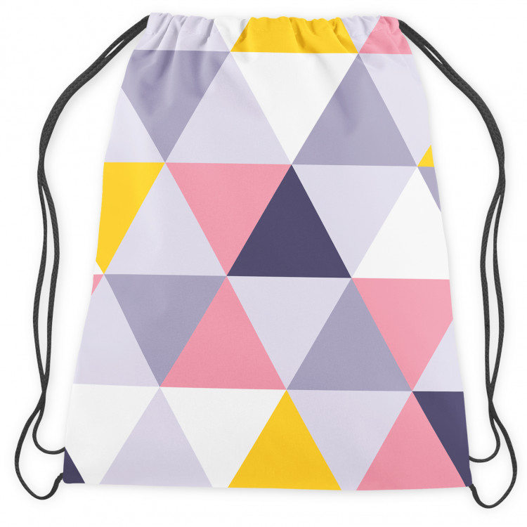Backpack Colourful mosaic - a geometric composition of triangles 147398 additionalImage 2