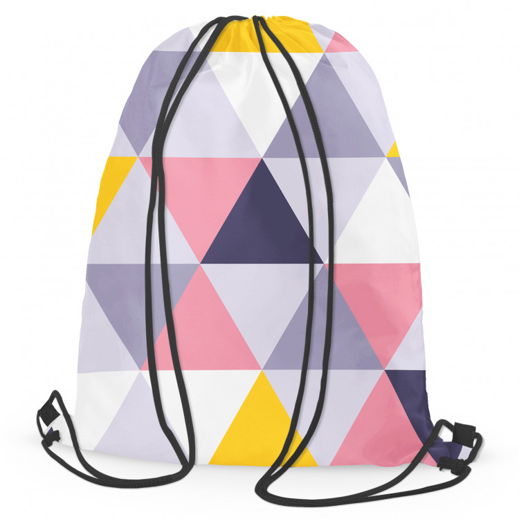 Backpack Colourful mosaic - a geometric composition of triangles 147398