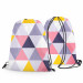 Backpack Colourful mosaic - a geometric composition of triangles 147398 additionalThumb 3
