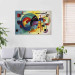 Acrylic Print Colorful Abstraction - Composition Inspired by Kandinsky’s Work [Glass] 151898 additionalThumb 4