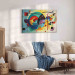 Acrylic Print Colorful Abstraction - Composition Inspired by Kandinsky’s Work [Glass] 151898 additionalThumb 3
