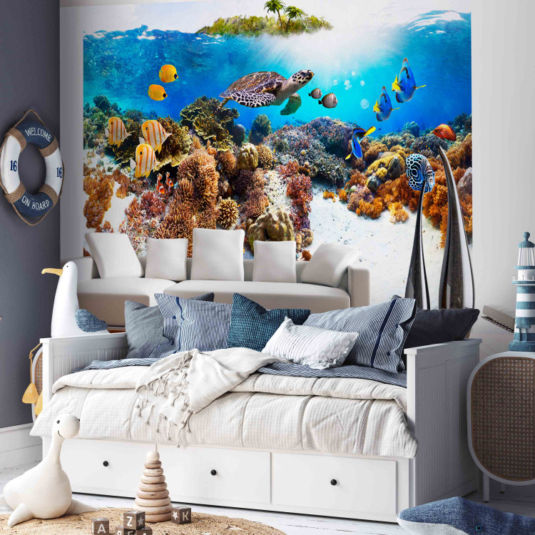 Wall Mural Coral Reef - World of Colourful Fish and Turtles in an Underwater World 59998 additionalImage 6