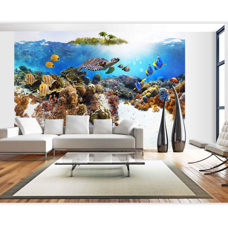 Wall Mural Coral Reef - World of Colourful Fish and Turtles in an Underwater World 59998 additionalImage 3