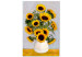Canvas Van Gogh's Sunflowers (1 Part) Vertical 124409