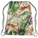 Backpack Savannah parchment - tropical vegetation, cheetahs on beige background 147509 additionalThumb 2