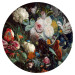 Canvas Flowers - Painted Bouquet in the Baroque Style on a Dark Background 148909 additionalThumb 1