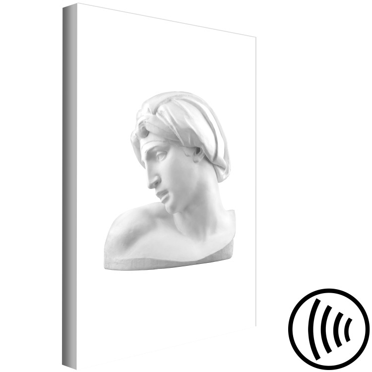 Canvas Stone profile - a Renaissance bust detail on a white background 119119 additionalImage 6