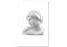 Canvas Stone profile - a Renaissance bust detail on a white background 119119