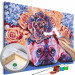 Paint by Number Kit Floral Pug 132119