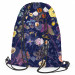 Backpack Oriental meetings - floral composition on a sapphire background 147419